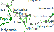 Výh Urbánka szolgálati hely helye a térképen