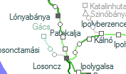 Patakalja szolgálati hely helye a térképen