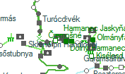 Rábkinský tunel szolgálati hely helye a térképen