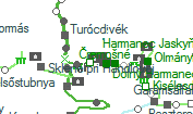 Túfenský tunel szolgálati hely helye a térképen