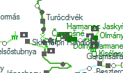 Čremošniansky tunel szolgálati hely helye a térképen