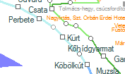 Kürt szolgálati hely helye a térképen
