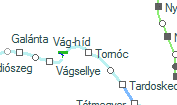 Tornóc szolgálati hely helye a térképen