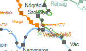 Magyarkút-Verőce szolgálati hely helye a térképen