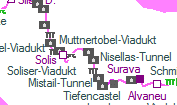 Alvaschein-Tunnel szolgálati hely helye a térképen