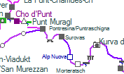 Surovas szolgálati hely helye a térképen