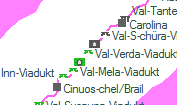 Val-Verda-Viadukt szolgálati hely helye a térképen