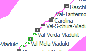 Val-S-chüra-Viadukt szolgálati hely helye a térképen