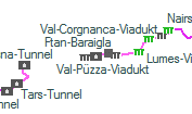 Baraigla-Tunnel szolgálati hely helye a térképen