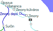 Zimony szolglati hely helye a trkpen