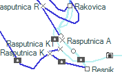 Knezevac szolgálati hely helye a térképen