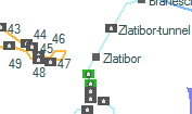 Zlatibor szolgálati hely helye a térképen