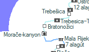 Bratonožici szolgálati hely helye a térképen