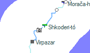 Shkoderi-tó szolgálati hely helye a térképen