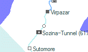 Crmnica szolgálati hely helye a térképen
