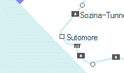 Sutomore szolgálati hely helye a térképen
