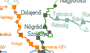 Nógrád szolgálati hely helye a térképen