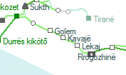 Kavajë szolgálati hely helye a térképen