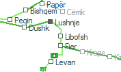Libofsh szolgálati hely helye a térképen