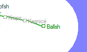 Ballsh szolgálati hely helye a térképen