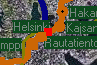 Helsinki szolglati hely helye a trkpen