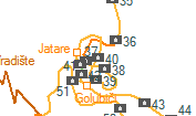 40 szolgálati hely helye a térképen