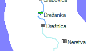 Drežnica szolgálati hely helye a térképen