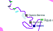 Ospizio Bernina szolgálati hely helye a térképen