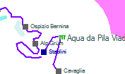 Aqua da Pila Viadukt szolgálati hely helye a térképen