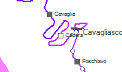 Cadera szolgálati hely helye a térképen