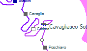Cavagliasco Sopra szolgálati hely helye a térképen