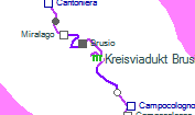 Kreisviadukt Brusio szolgálati hely helye a térképen