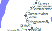 Garamkovcsi szolglati hely helye a trkpen