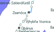 Zsarnóca-Alsóhámor szolgálati hely helye a térképen
