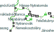 Handlovský viadukt szolgálati hely helye a térképen
