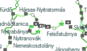 Chotársky viadukt szolgálati hely helye a térképen