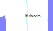 Malacka szolgálati hely helye a térképen