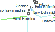 Modřice szolgálati hely helye a térképen