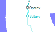 Svitavy szolgálati hely helye a térképen