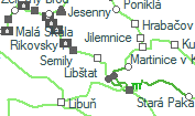 Libštat szolgálati hely helye a térképen