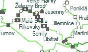 Rikovsky I szolgálati hely helye a térképen