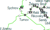 Turnov szolgálati hely helye a térképen