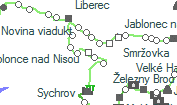 Rychnov u Jablonce nad Nisou szolgálati hely helye a térképen