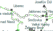 Jablonec nad Nisou szolgálati hely helye a térképen