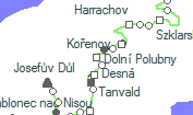 Dolní Polubny szolgálati hely helye a térképen