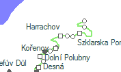 Harrachov szolgálati hely helye a térképen