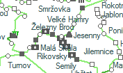 Spálov szolgálati hely helye a térképen