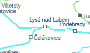 Lysá nad Labem szolgálati hely helye a térképen