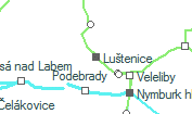Luštenice szolgálati hely helye a térképen