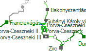 Gubányi Károly viadukt szolgálati hely helye a térképen
